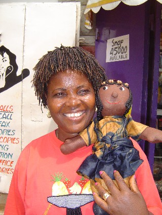 Margaret with a Finished Doll